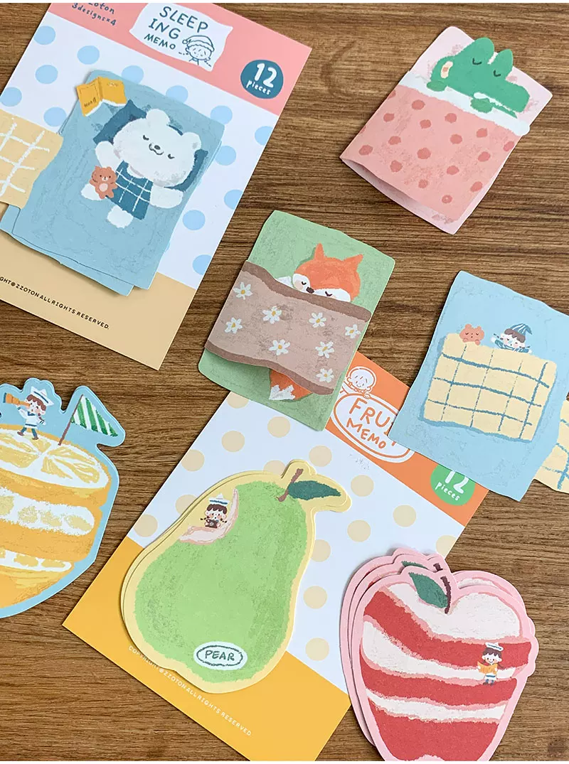 Molinta Folded Memo Papers – Sleeping Animals — gallery