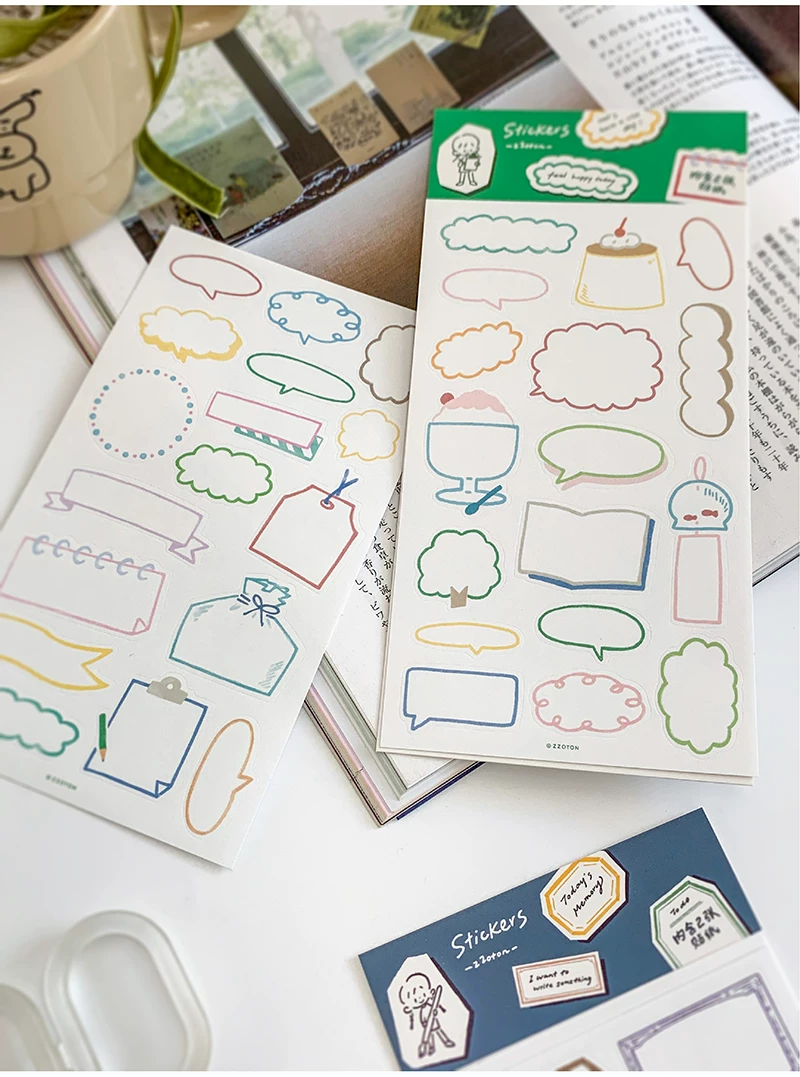 Molinta Frame Stickers – Coloured Pencil Frames