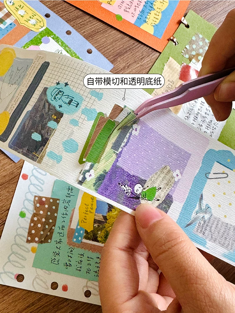 Molinta Kiss-Cut Paper Tape – Collage Film Verses — gallery