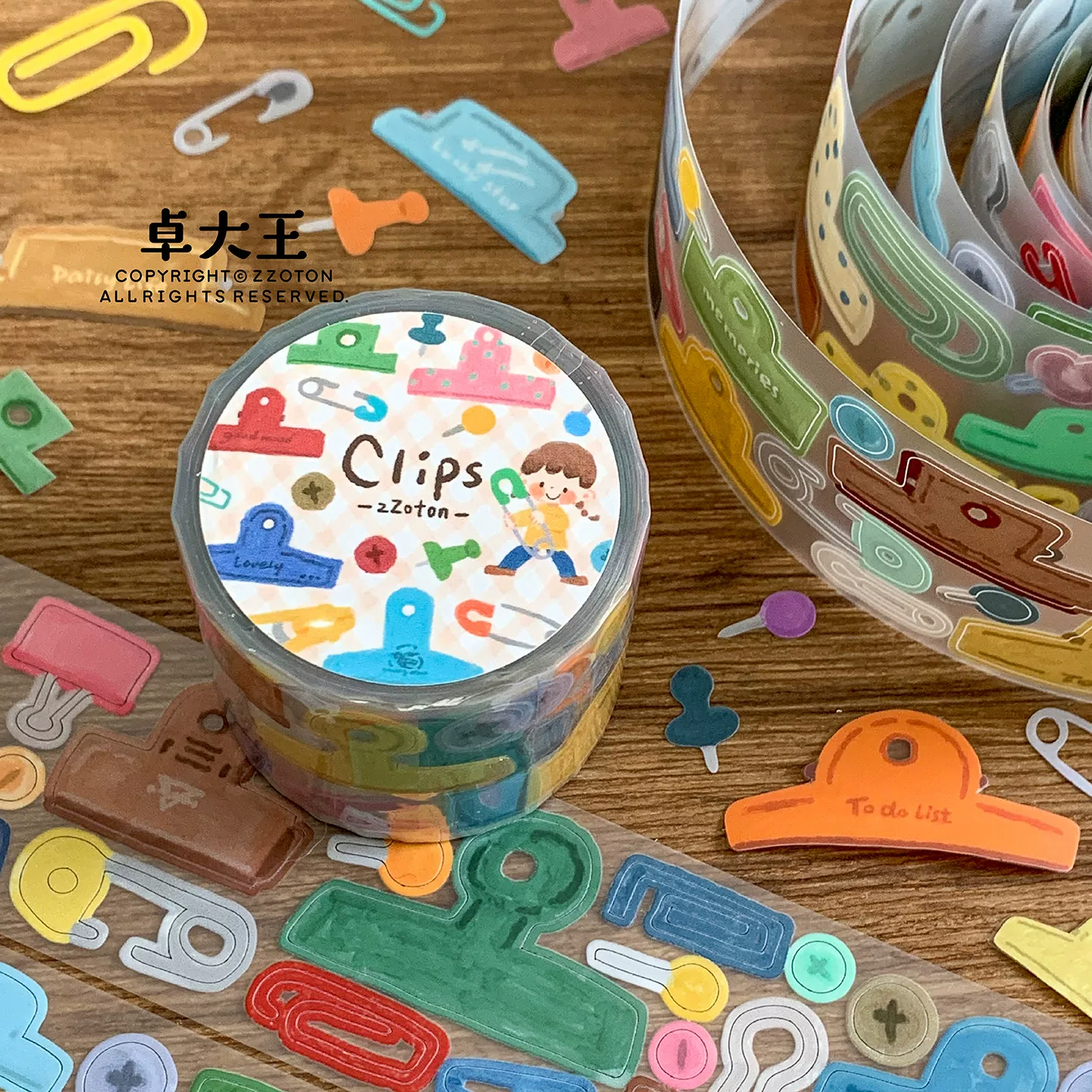 Molinta Kiss-cut PET Tape – Clips