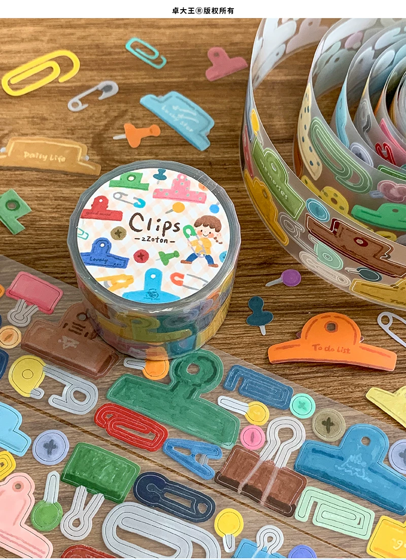Molinta Kiss-cut PET Tape – Clips — gallery