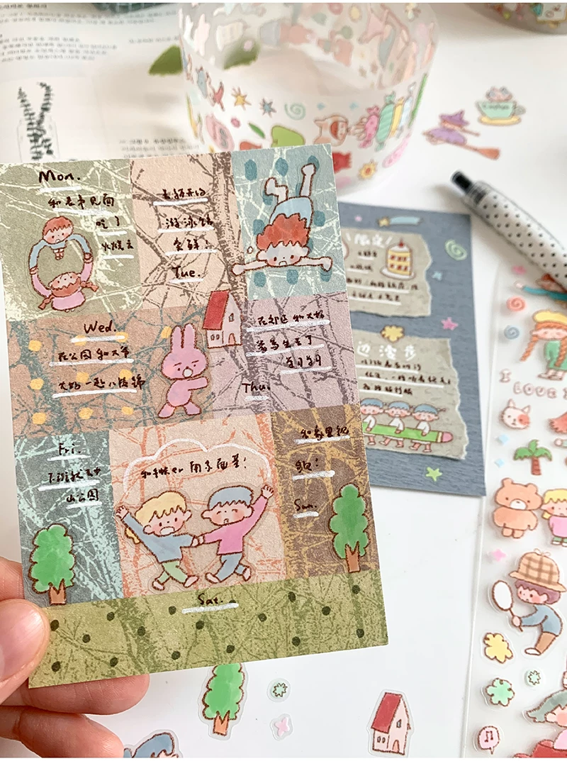 Molinta Kiss-cut PET Tape – Friends on Paper — gallery
