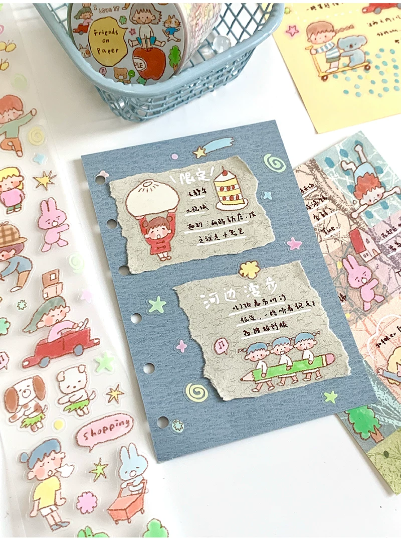 Molinta Kiss-cut PET Tape – Friends on Paper — gallery