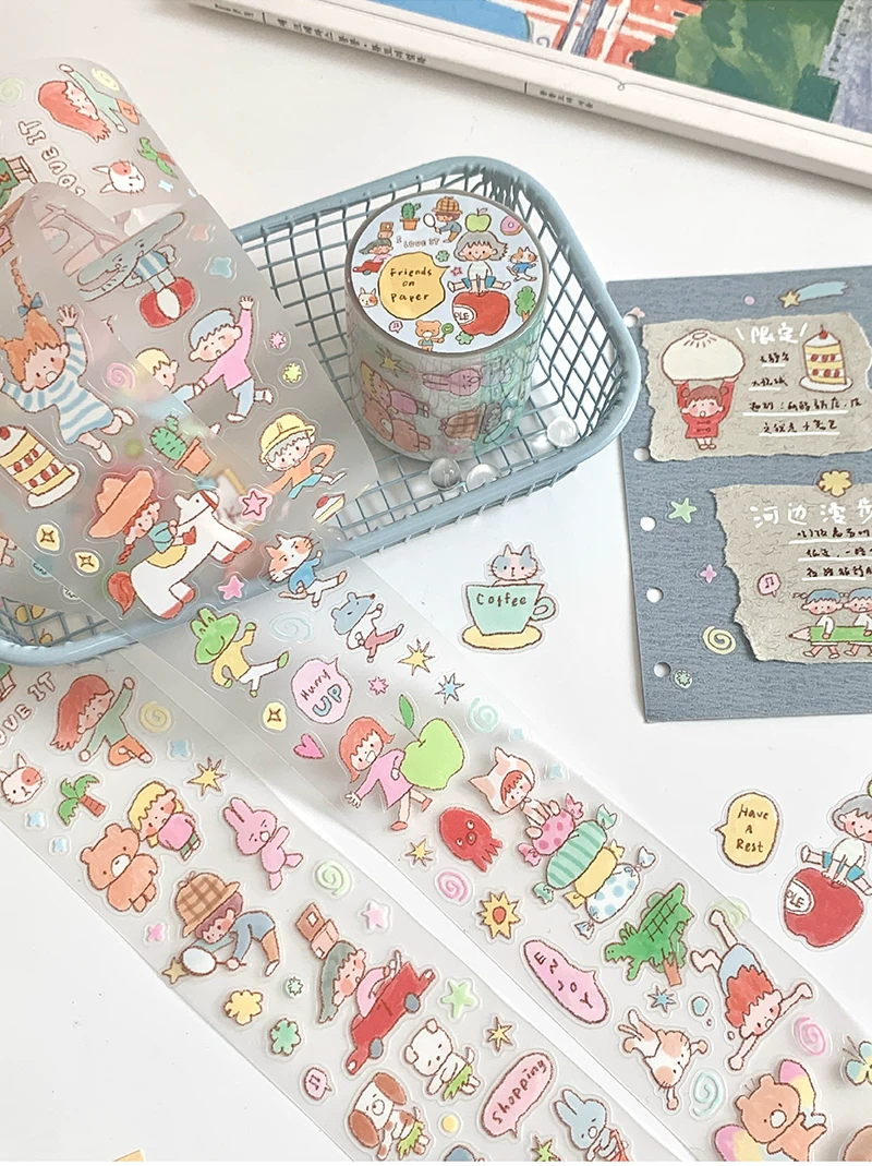 Molinta Kiss-cut PET Tape – Friends on Paper — gallery