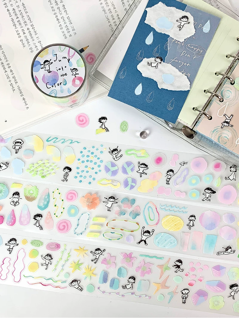 Molinta Kiss-cut PET Tape – Jump Into the Colour — gallery