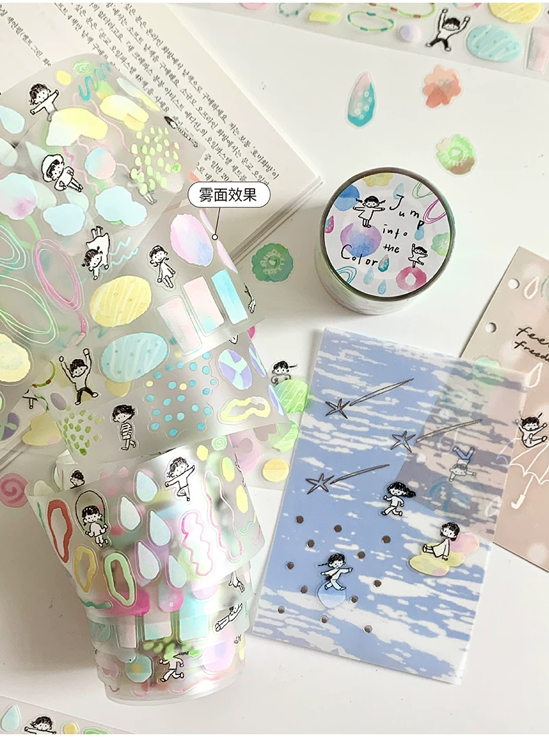 Molinta Kiss-cut PET Tape – Jump Into the Colour — gallery