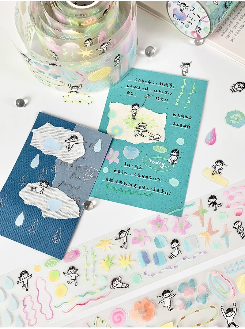 Molinta Kiss-cut PET Tape – Jump Into the Colour — gallery