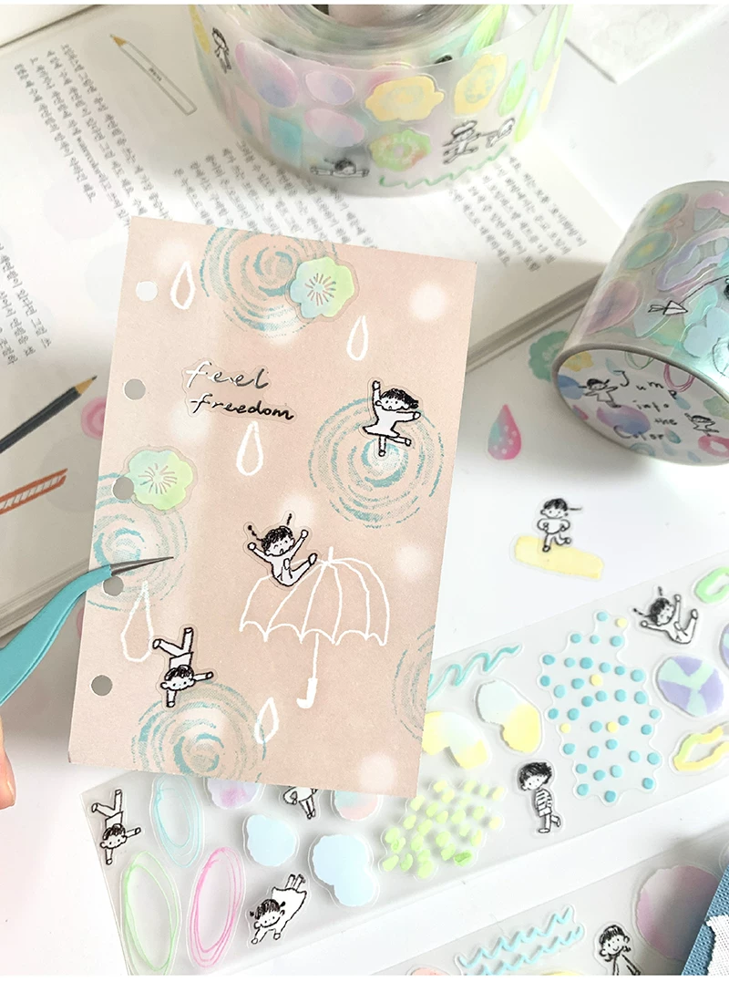 Molinta Kiss-cut PET Tape – Jump Into the Colour — gallery