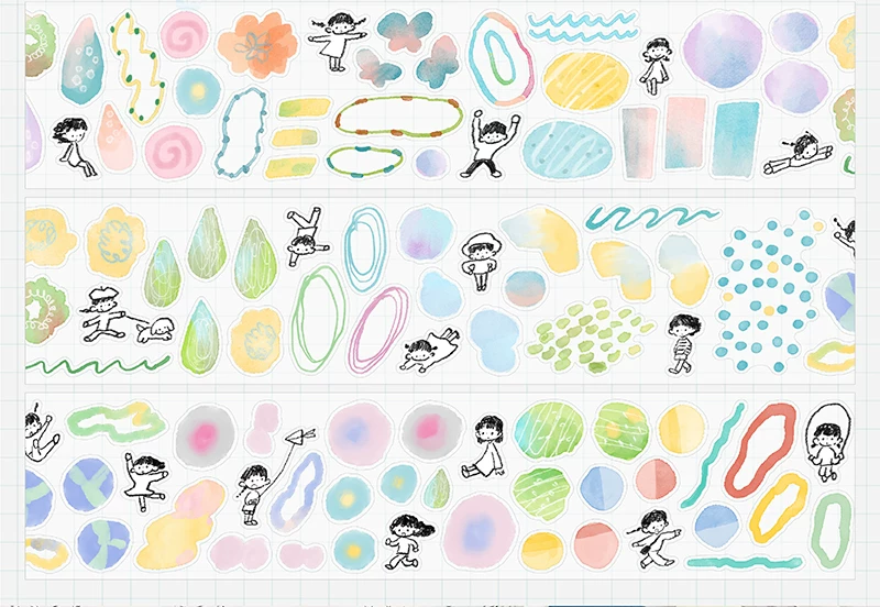Molinta Kiss-cut PET Tape – Jump Into the Colour — gallery