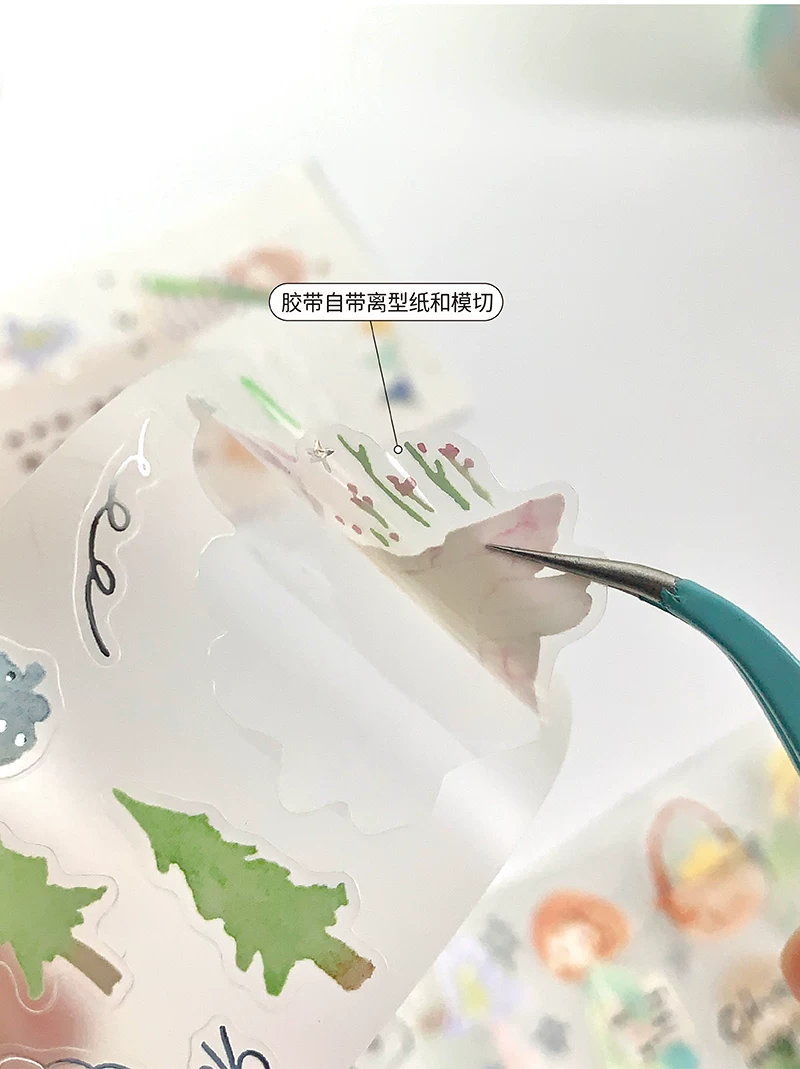 Molinta Kiss-cut PET Tape – Watercolour Stroll — gallery