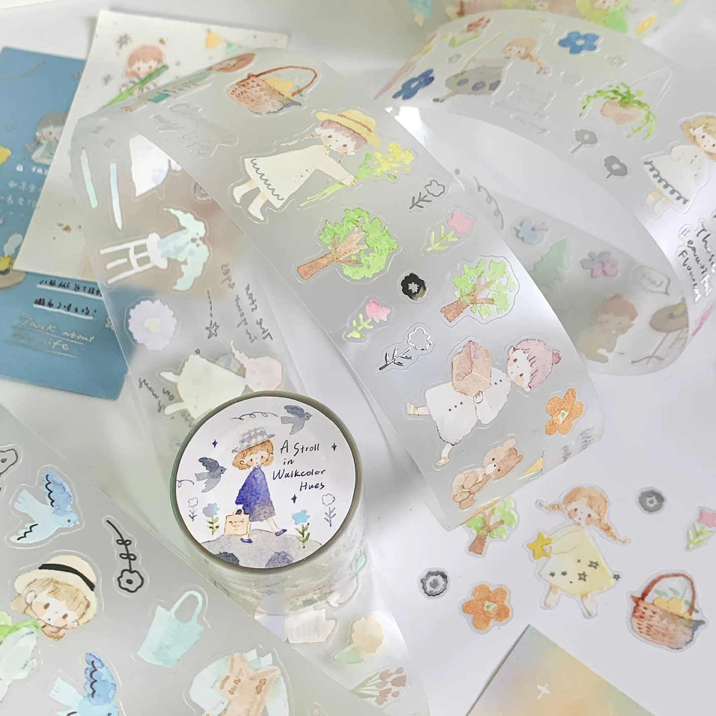 Molinta Kiss-cut PET Tape – Watercolour Stroll — gallery