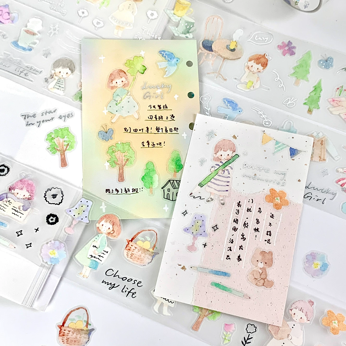 Molinta Kiss-cut PET Tape – Watercolour Stroll — gallery