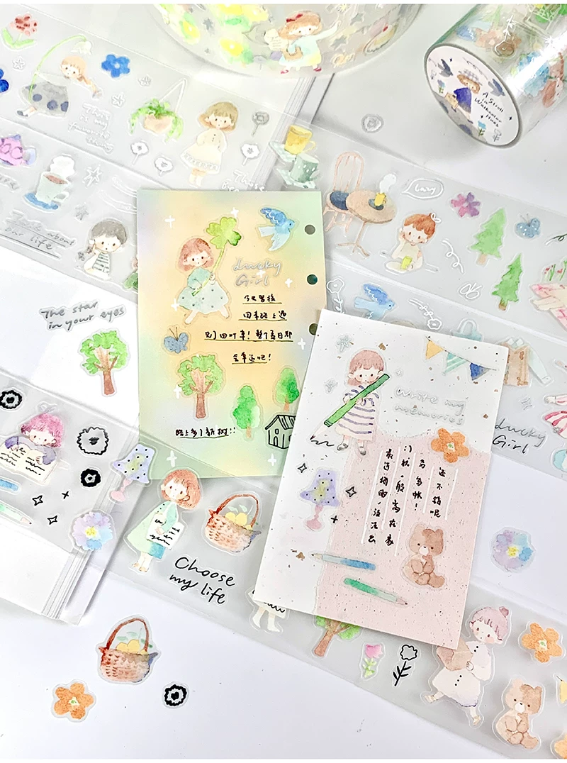Molinta Kiss-cut PET Tape – Watercolour Stroll — gallery