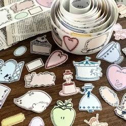 Molinta Kiss-cut Tape – Old Paper Pages — gallery