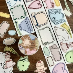 Molinta Kiss-cut Tape – Old Paper Pages — gallery