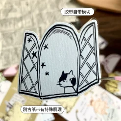 Molinta Kiss-cut Tape – Old Paper Pages — gallery
