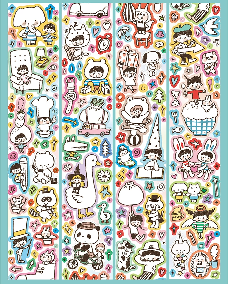 Molinta Kiss-cut Tape – Scribble Doodles — gallery