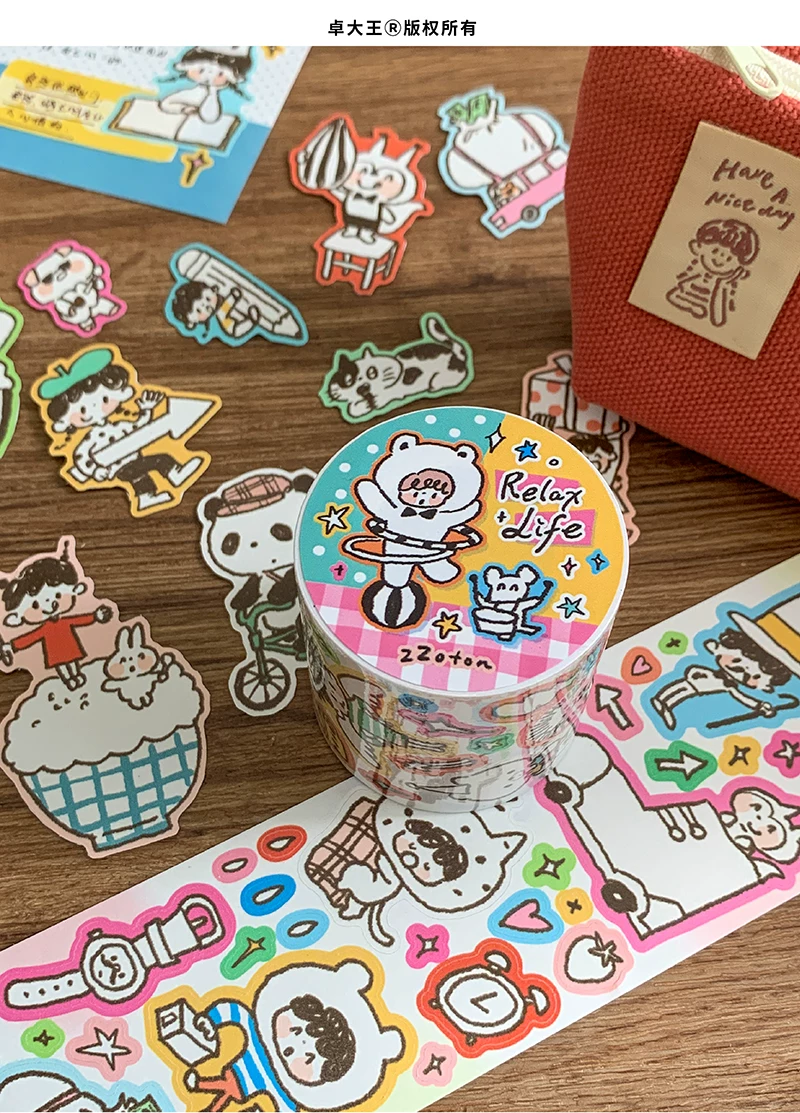 Molinta Kiss-cut Tape – Scribble Doodles — gallery