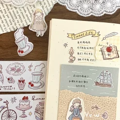Molinta Kiss-cut Washi Tape – An Elegant Afternoon — gallery