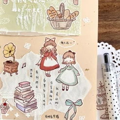 Molinta Kiss-cut Washi Tape – An Elegant Afternoon — gallery