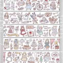 Molinta Kiss-cut Washi Tape – An Elegant Afternoon — gallery