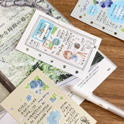 Molinta Kiss-Cut Washi Tape – Blue Green Brown — gallery