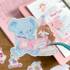 Molinta Kiss-Cut Washi Tape – Pink Cream Blue — gallery