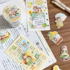 Molinta Kiss-Cut Washi Tape – Yellow Green Blue — gallery