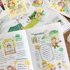 Molinta Kiss-Cut Washi Tape – Yellow Green Blue — gallery