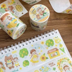 Molinta Kiss-Cut Washi Tape – Yellow Green Blue — gallery