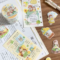 Molinta Kiss-Cut Washi Tape – Yellow Green Blue — gallery