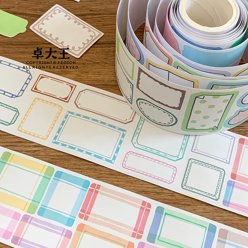 Molinta Kiss-cut Writable Tape – Colourful Frames