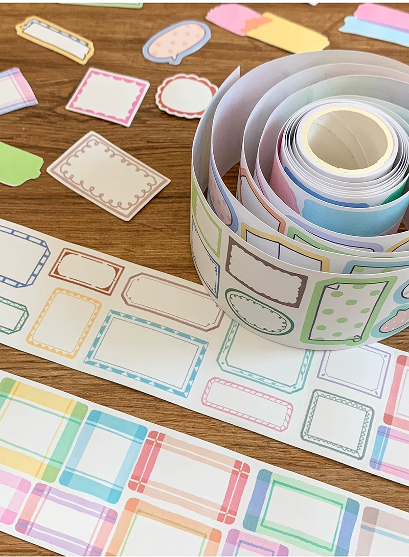 Molinta Kiss-cut Writable Tape – Colourful Frames — gallery