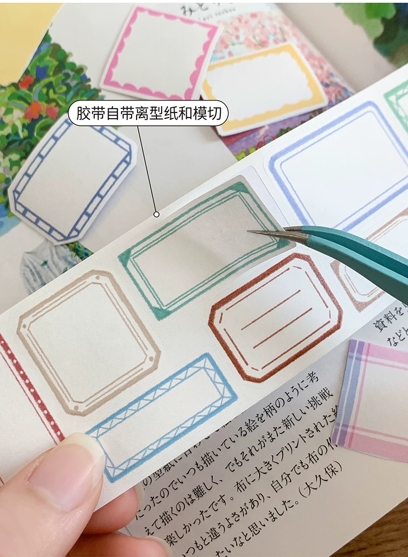 Molinta Kiss-cut Writable Tape – Colourful Frames — gallery