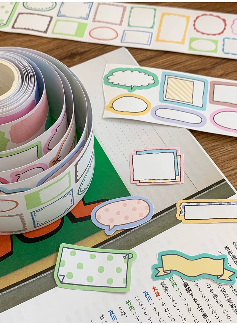 Molinta Kiss-cut Writable Tape – Colourful Frames — gallery