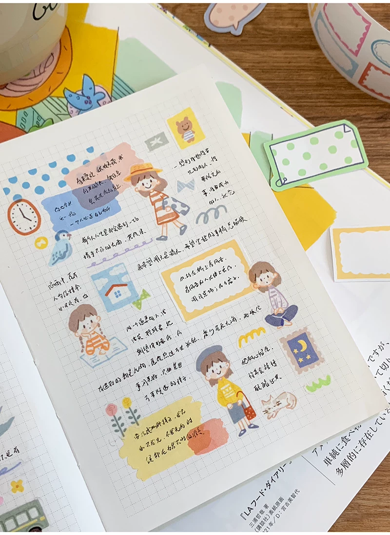 Molinta Kiss-cut Writable Tape – Colourful Frames — gallery