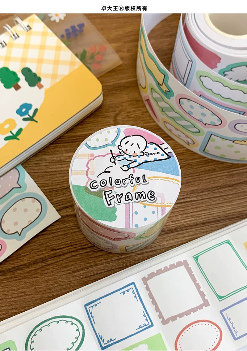 Molinta Kiss-cut Writable Tape – Colourful Frames — gallery
