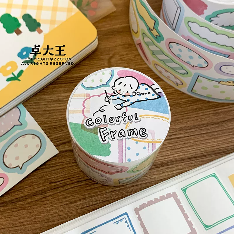 Molinta Kiss-cut Writable Tape – Colourful Frames — gallery