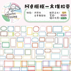 Molinta Kiss-cut Writable Tape – Colourful Frames — gallery