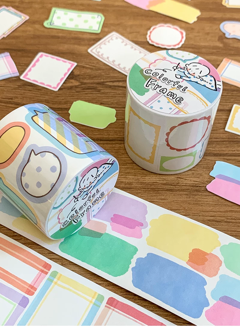 Molinta Kiss-cut Writable Tape – Colourful Frames — gallery