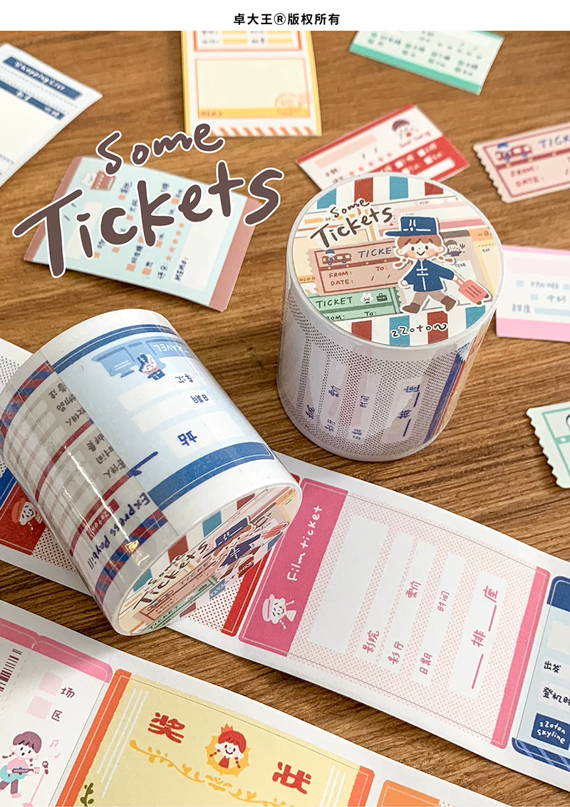 Molinta Kiss-cut Writable Tape – Some Tickets — gallery