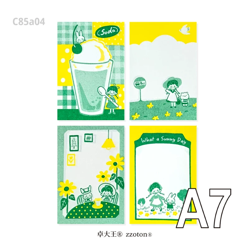 Molinta Memo Pad – RISO Yellow Green