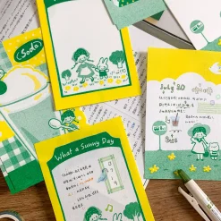Molinta Memo Pad – RISO Yellow Green — gallery