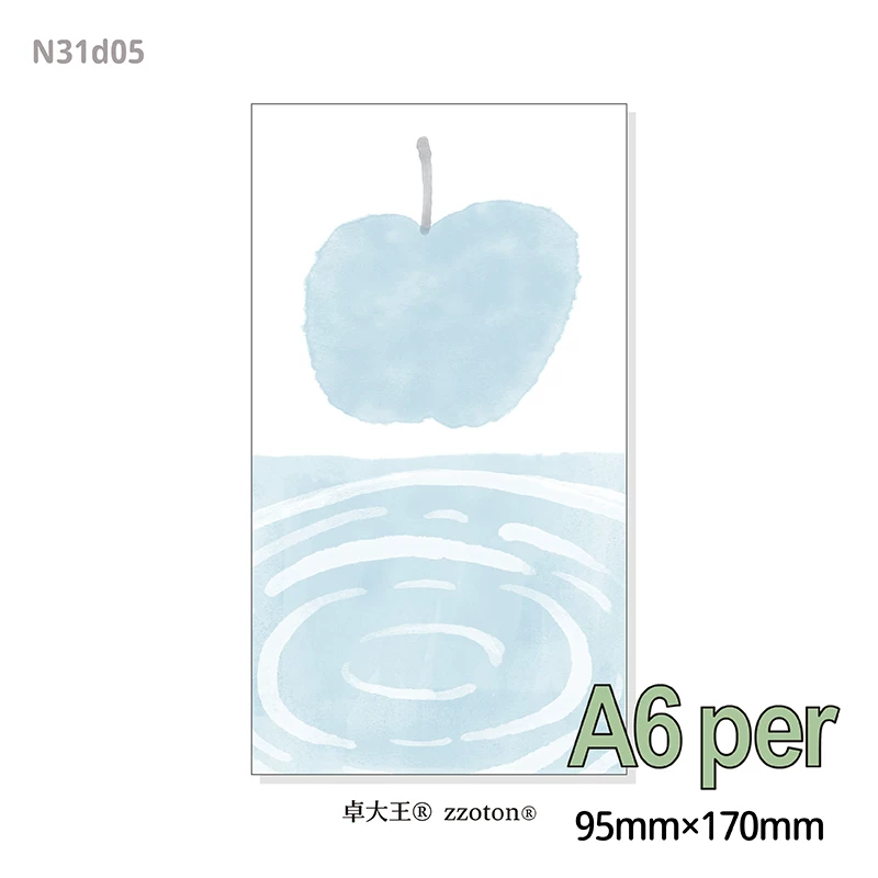 Molinta Memo Paper – Misty Shadow (Personal Size)