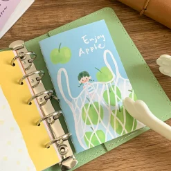 Molinta Mini Sticker Release Paper Notebook – Green Apple