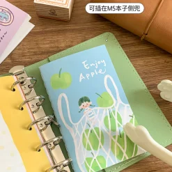 Molinta Mini Sticker Release Paper Notebook – Green Apple — gallery
