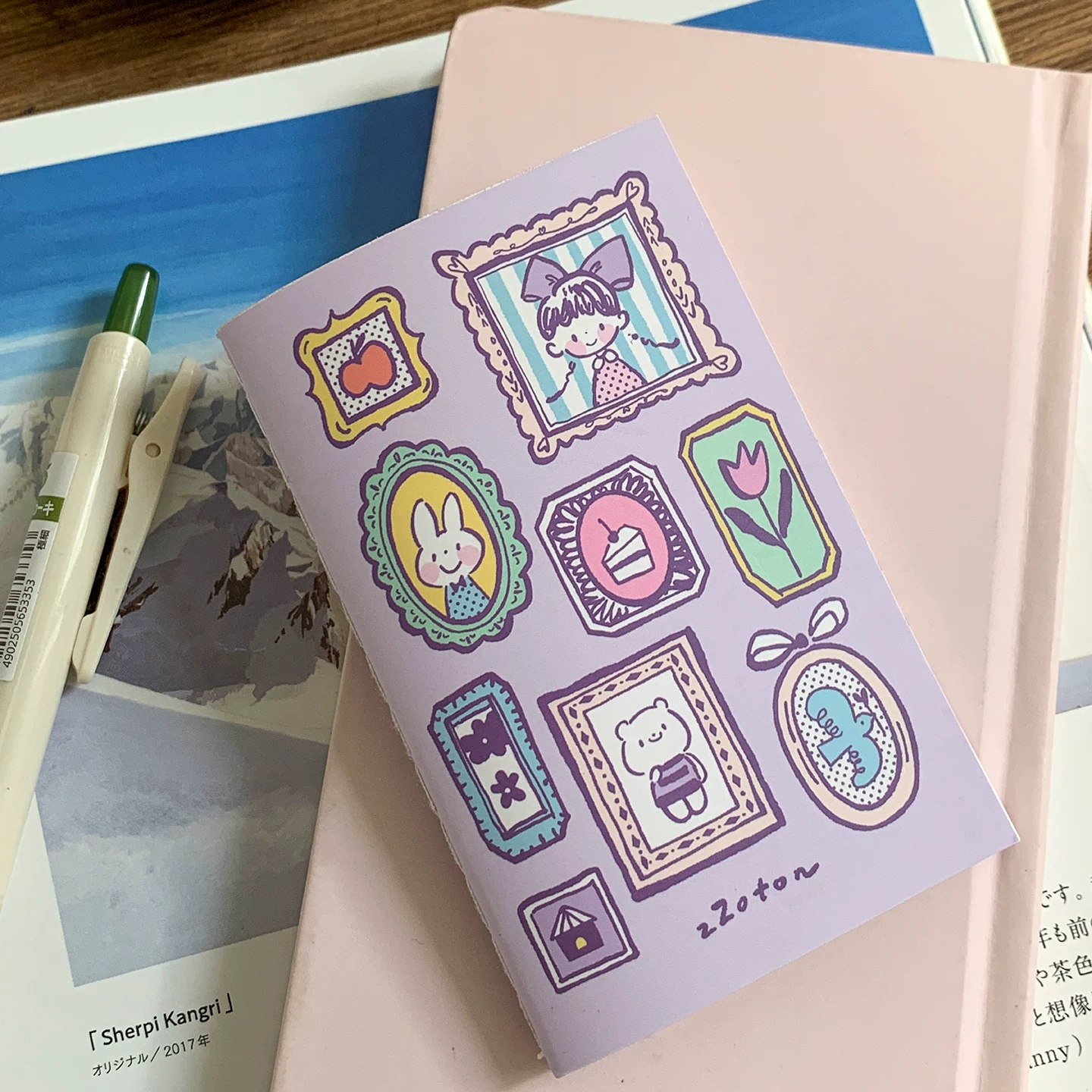Molinta Mini Sticker Release Paper Notebook – Memories