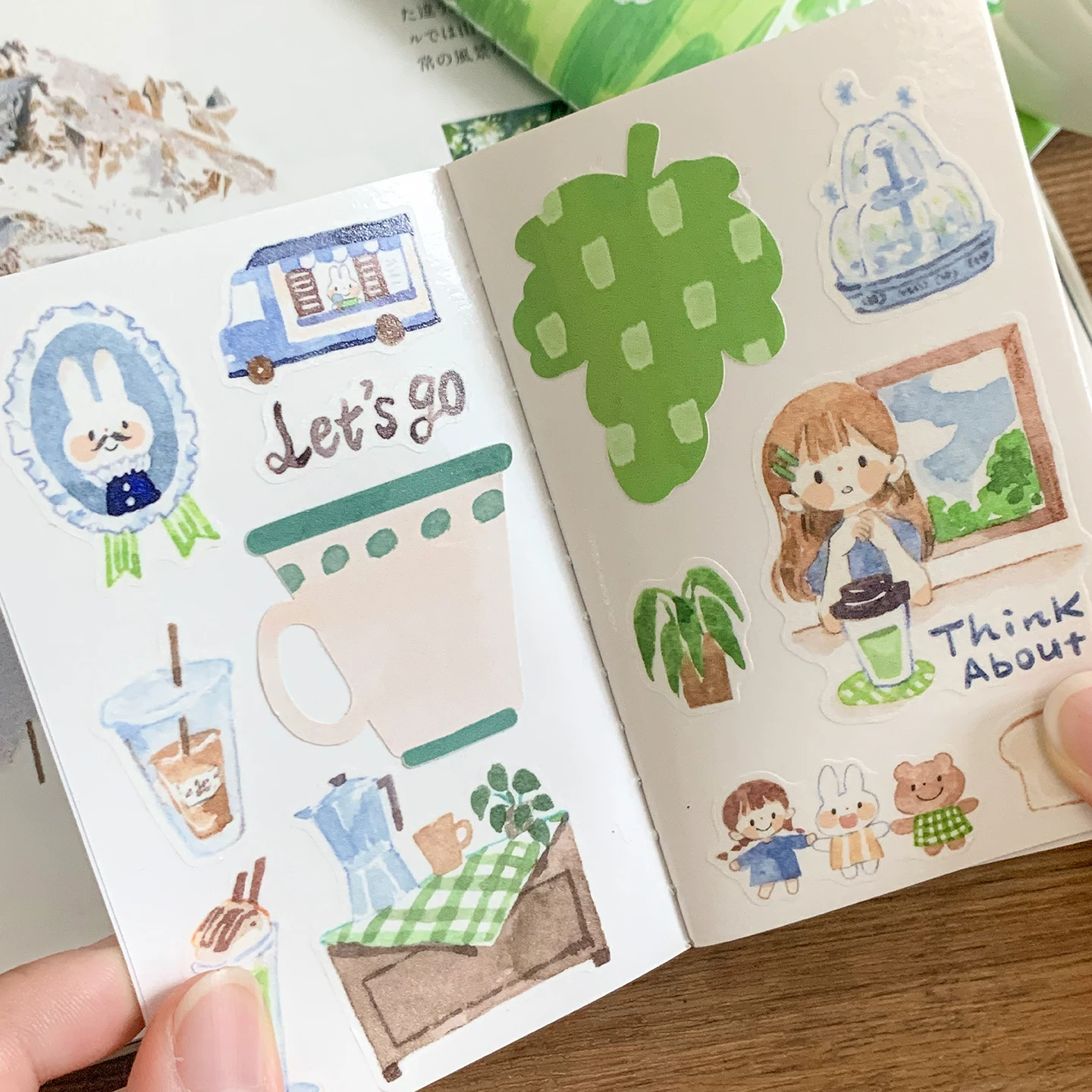 Molinta Mini Sticker Release Paper Notebook – Memories — gallery