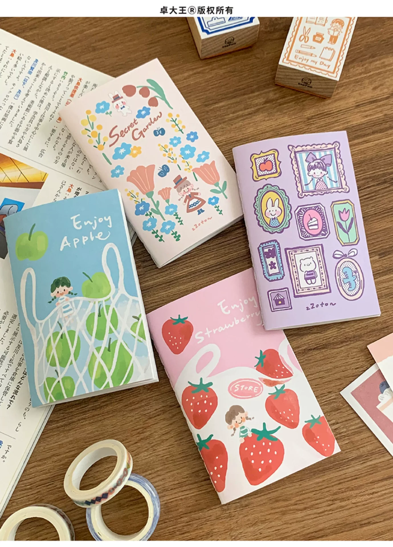 Molinta Mini Sticker Release Paper Notebook – Memories — gallery
