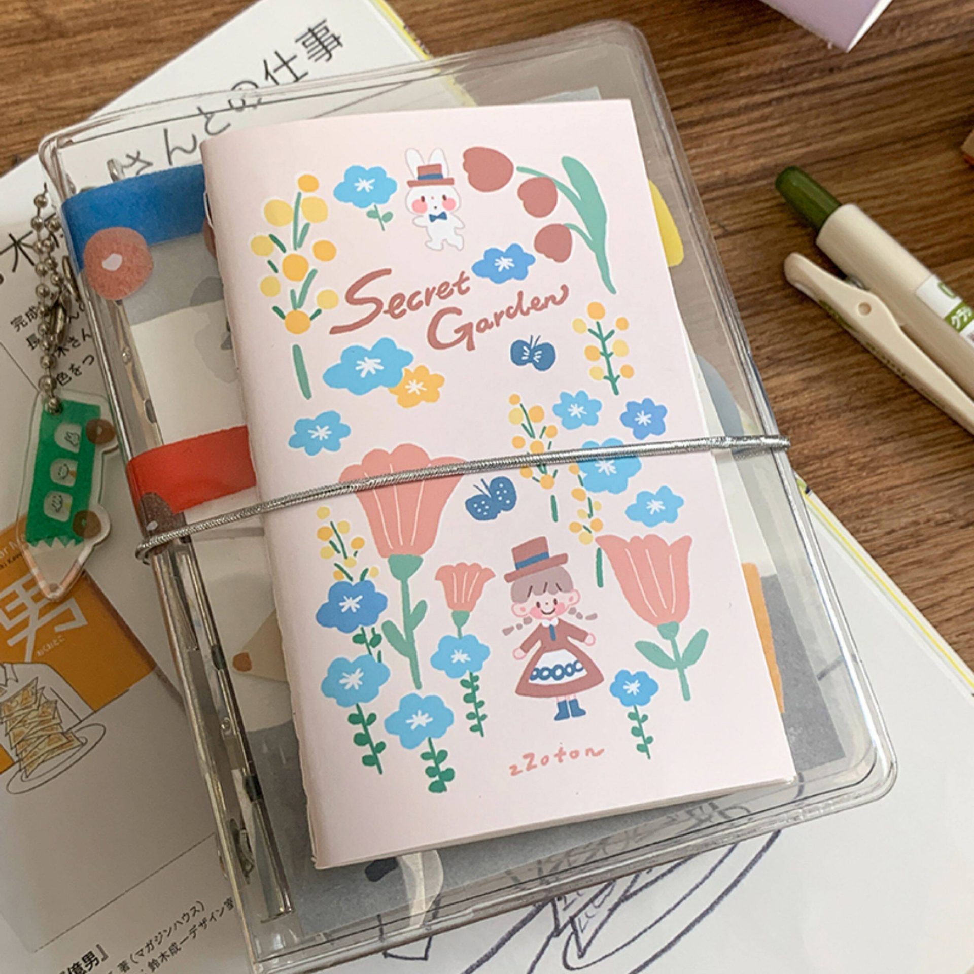Molinta Mini Sticker Release Paper Notebook – Secret Garden
